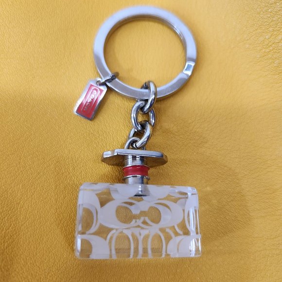 Coach Perfume Bottle Charm Keychain 92085 Very Rare - Picture 1 of 11